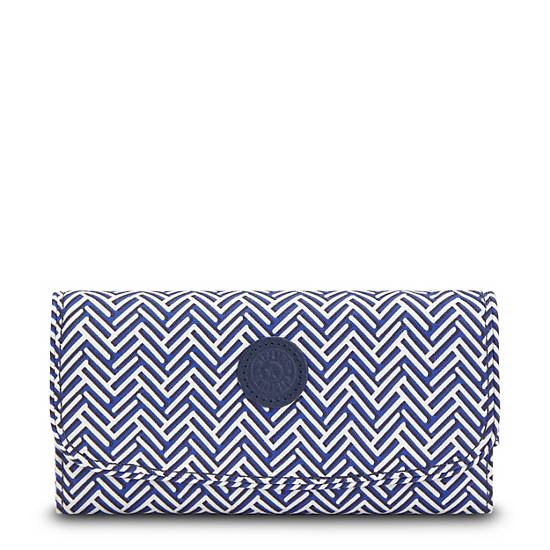 Kipling Money Land Printed Snap Wallet Kézitáska Szürke | HU 1283GS